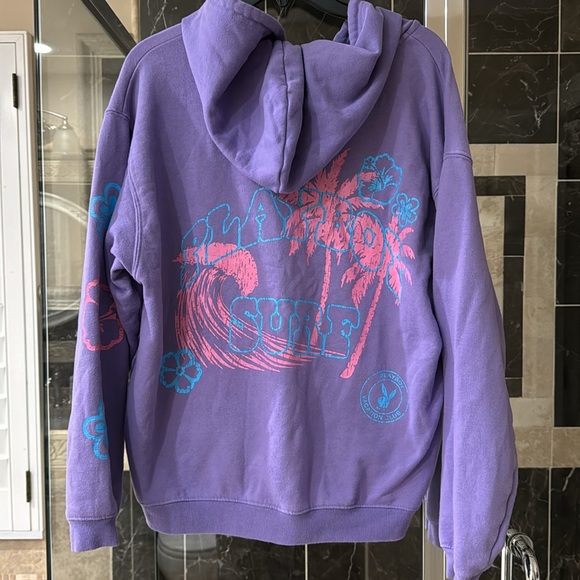 Playboy by Pacsun purple sweatshirt, size XS, like new condition. - Picture 4 of 6